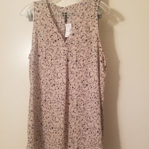 Womens blush pink dressy sleeveless top